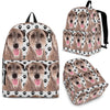 Irish Wolfhound Dog Print Backpack-Express Shipping