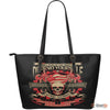Don't Give Up The Right-Large Leather Tote Bag-Free Shipping