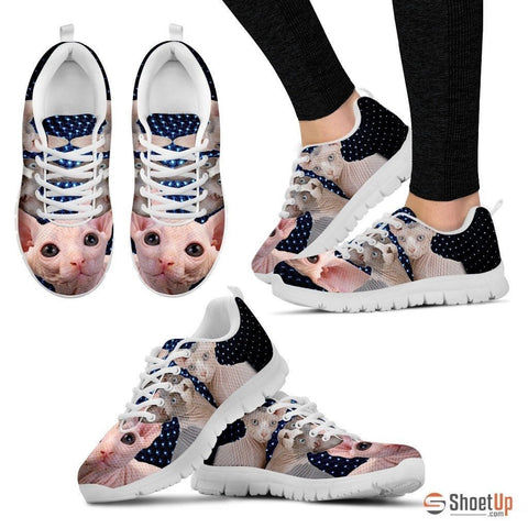 Sphynx Cat Print Running Shoes For Women-Free Shipping