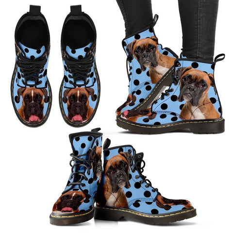 Boxer Print Boots For Women-Express Shipping
