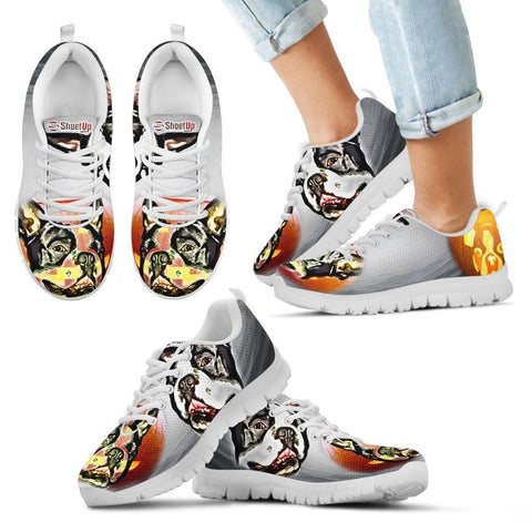 Boston Terrier Halloween Print Running Shoes For Kids- Free Shipping