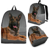 Belgian Malinois Dog Print Backpack-Express Shipping