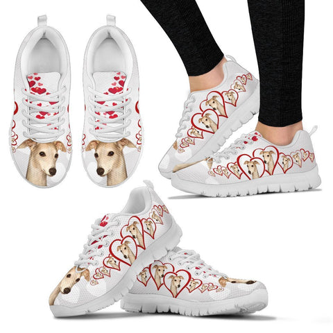 Valentine's Day Special-Whippet Dog Print Running Shoes For Women-Free Shipping