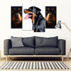 Rottweiler 5 Piece Framed Canvas- Free Shipping
