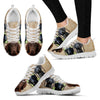Flat-Coated Retriever Print Sneakers For Women(White)-Express Shipping