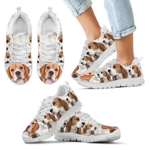 Beagle Print-Kid's Running Shoes-Free Shipping