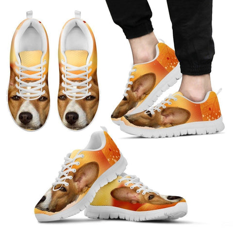 Basenji Dog Print Running Shoe For Men-Free Shipping
