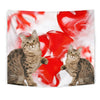 American Bobtail Cat Print Tapestry-Free Shipping