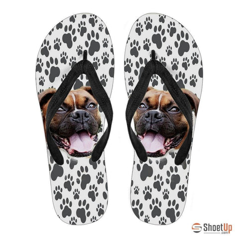 Boxer Print Flip Flops For Men-Free Shipping Limited Edition