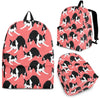 Border Collie Dog Print Backpack-Express Shipping