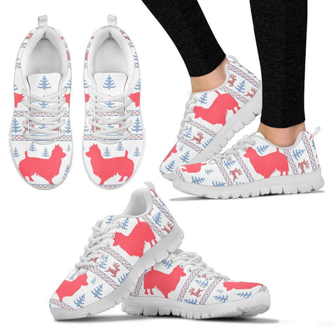 Australian Terrier Print Christmas Running Shoes For Women-Free Shipping