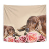 Cute Irish Setter Dog Print Tapestry-Free Shipping