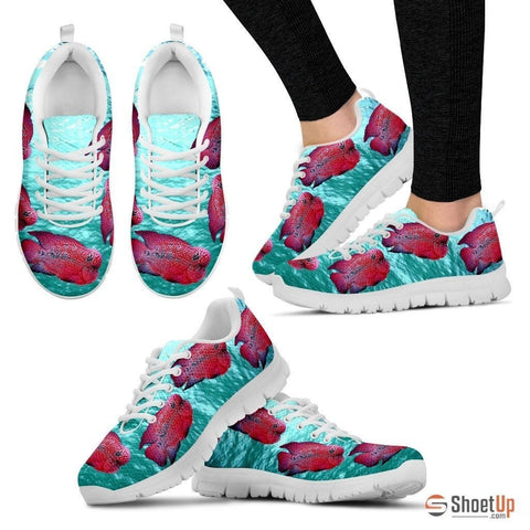 Flowerhorn Cichlid Fish Running Shoes For Women-Free Shipping