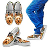 Amazing Yorkshire Terrier Print Slip Ons For Kids-Express Shipping