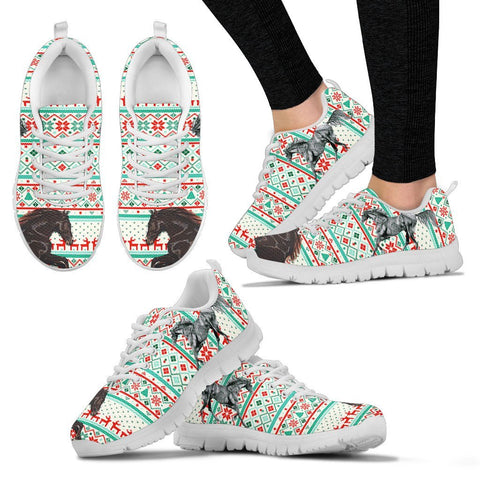 Marwari Horse Christmas Running Shoes For Women- Free Shipping