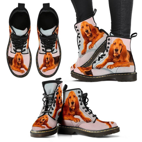 Bloodhound Print Boots For Women-Express Shipping