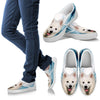 American Eskimo Print Slip Ons For Womens- Express Shipping
