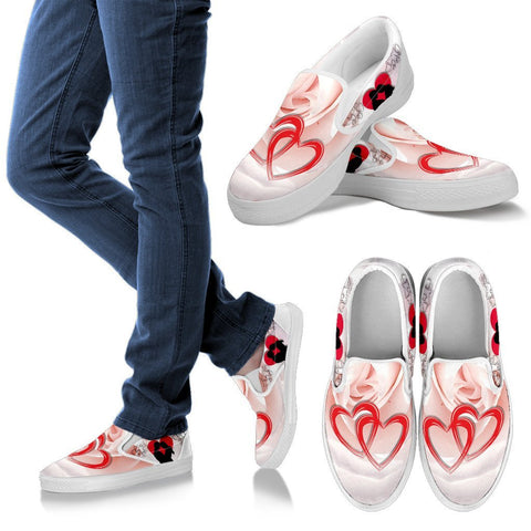 Valentine's Day Special Couple Edition- Slip Ons For Women- Free Shipping