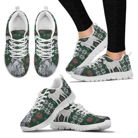 Cane Corso Dog Print Christmas Running Shoes For Women-Free Shipping