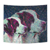 Brittany Dog Art Print Tapestry-Free Shipping