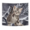 American Bobtail Kitten Print Tapestry-Free Shipping