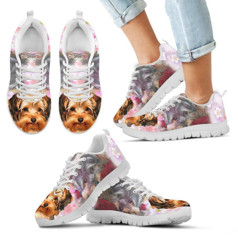 Lovely Yorkshire Terrier Print Running Shoes For Kids- Free Shipping