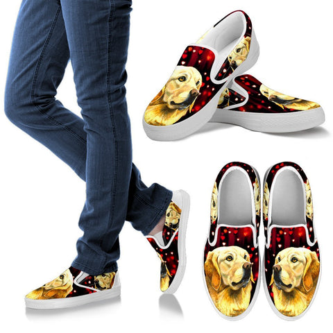 Valentine's Day Special-Labrador Retriever Print Slip Ons Shoes For Women-Free Shipping