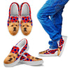 Norwich Terrier Print Slip Ons For Kids-Express Shipping
