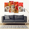 Pekingese Dog Print- Piece Framed Canvas- Free Shipping