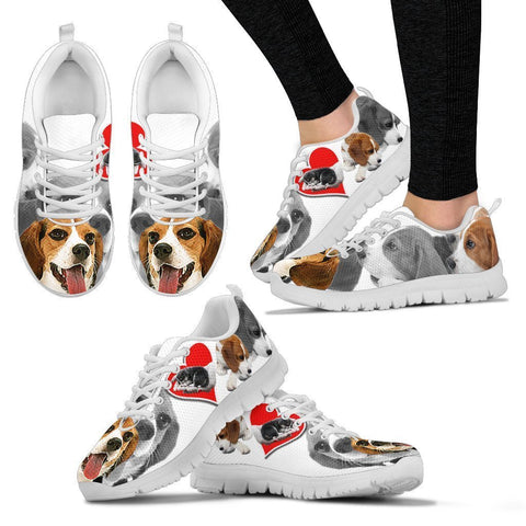 Amazing Beagle Print Running Shoes For Women-Free Shipping