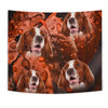 Cute Irish Red and White Setter Print Tapestry-Free Shipping