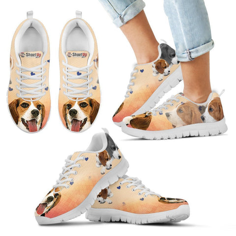 Cute Beagle Print Running Shoes For Kids- Free Shipping