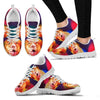 Amazing Nova Scotia Duck Tolling Retriever Disco Lights Print Running Shoes For Women-Free Shipping-For 24 Hours Only