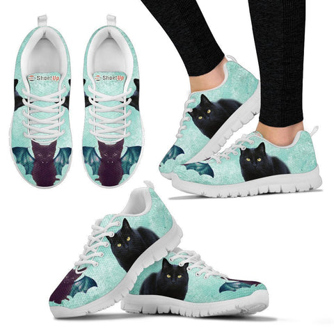 Bombay Cat (Halloween) Print-Running Shoes For Women/Kids-Free Shipping