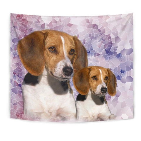 Amazing American Foxhound Dog Print Tapestry-Free Shipping