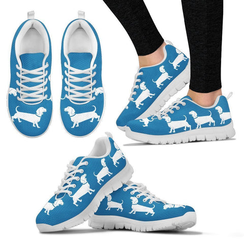 Cute Dachshund Dog Print Running Shoes For Women-Free Shipping