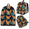 Basenji Dog Print Backpack-Express Shipping
