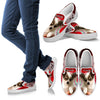 Chihuahua On Red Print Slip Ons For Women- Free Shipping