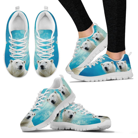 Polar Bear Print Running Shoes For Women-Free Shipping