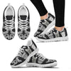 Black&White French Bulldog Print Running Shoes For Women-Free Shipping-For 24 Hours Only