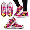 Valentine's Day Special-American Goldfinch Bird On Red Print Running Shoes For Women-Free Shipping