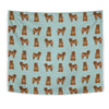 Cute Chow Chow Dog Pattern Print Tapestry-Free Shipping