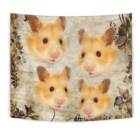 Amazing Golden Hamster Print Tapestry-Free Shipping
