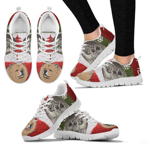 Chow Chow Christmas Running Shoes For Women- Free Shipping