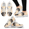 Sloughis Dog Print-(Black/White) Running Shoes For Women-Express Shipping