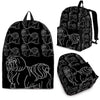 Lhasa Apso Dog Print Backpack-Express Shipping