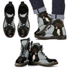 Portuguese Water Dog Print Boots For Men-Express Shipping