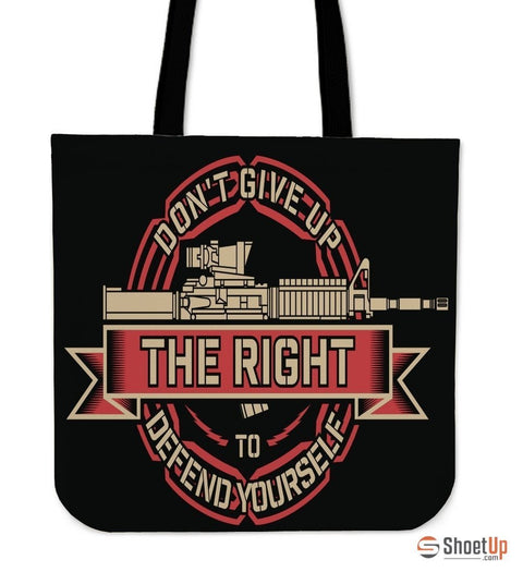 Don't Give Up- Tote Bag- Free Shipping