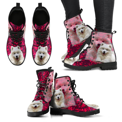 Valentine's Day Special-Samoyed Dog Print Boots For Women-Free Shipping