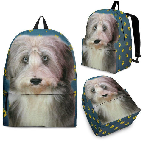 Bearded Collie Print Backpack- Express Shipping
